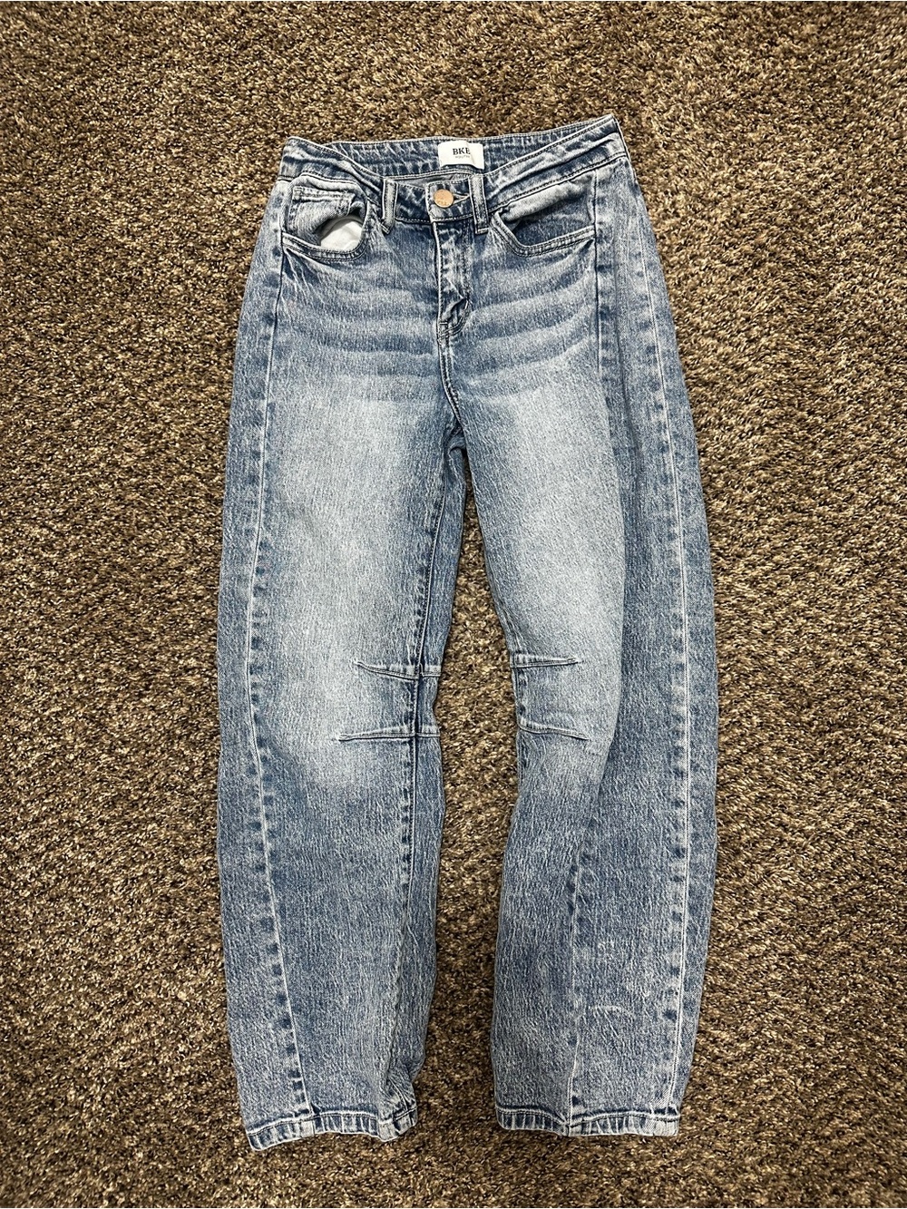 BKE Barrel Youth Girls Jeans